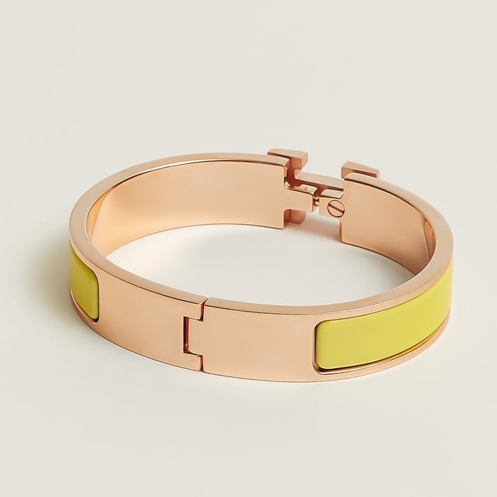Jaune Tennis Clic H Bracelet