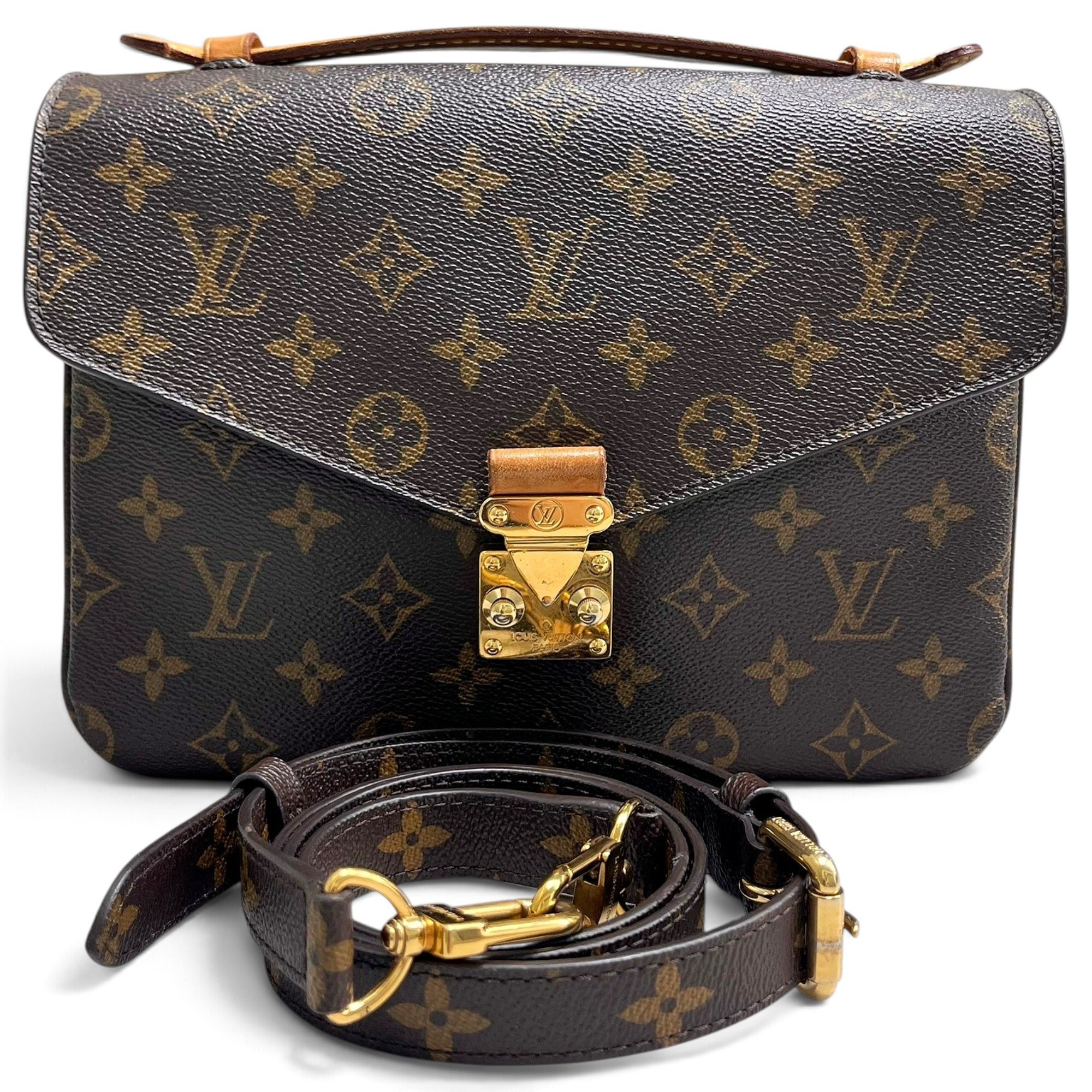 Metis leather handbag