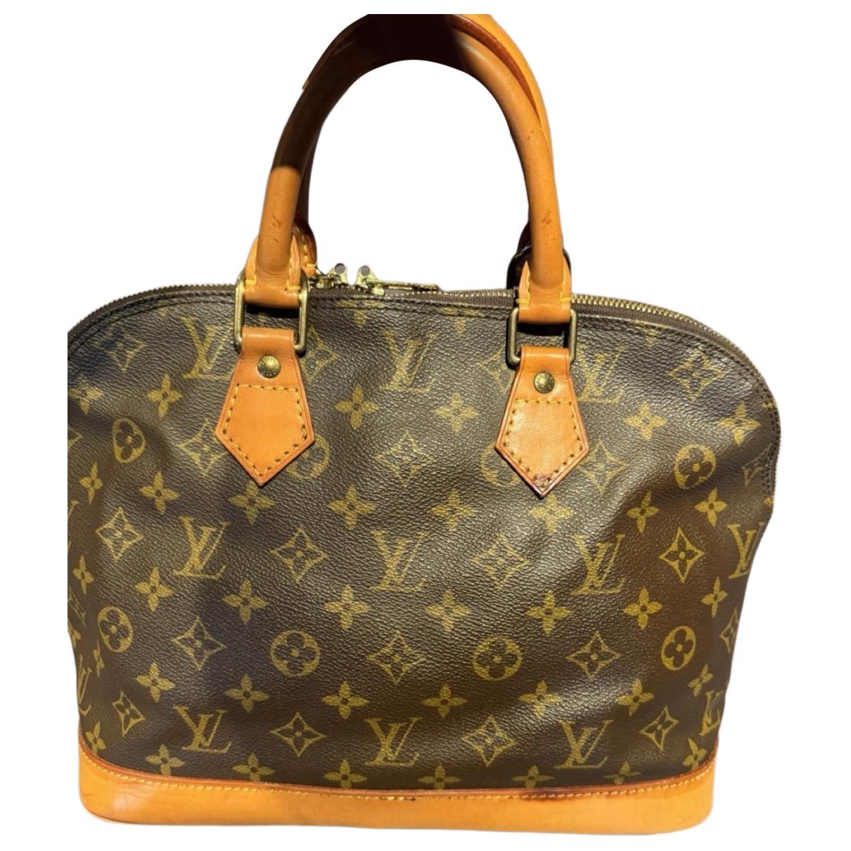 Alma leather handbag