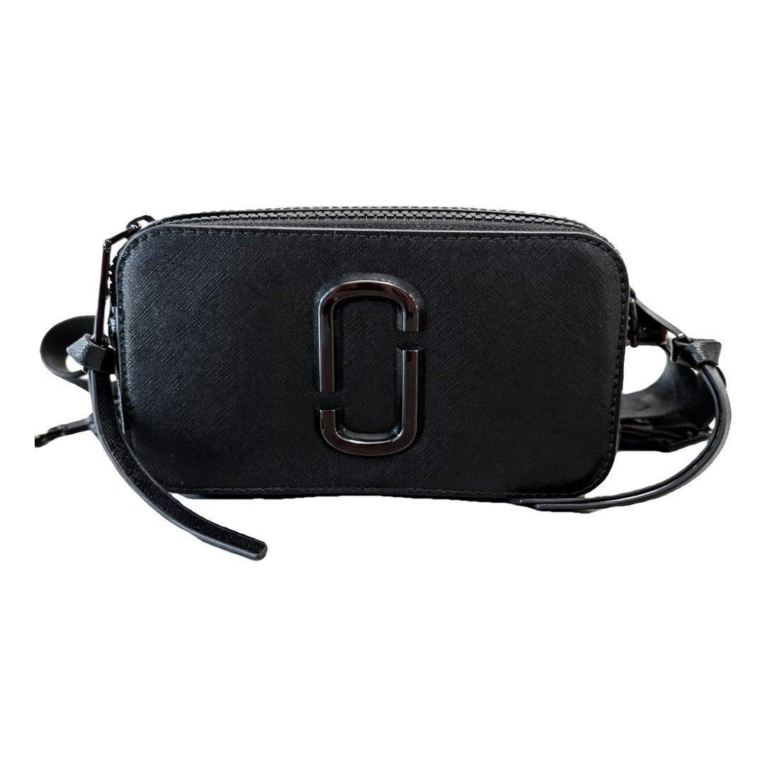 Snapshot leather crossbody bag