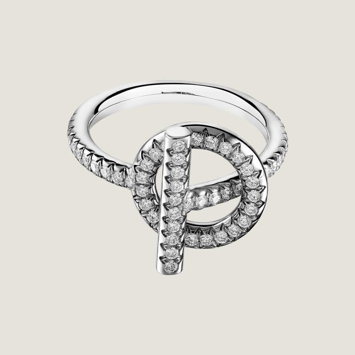Sans Coloris Echappee Hermès Ring, Small Model