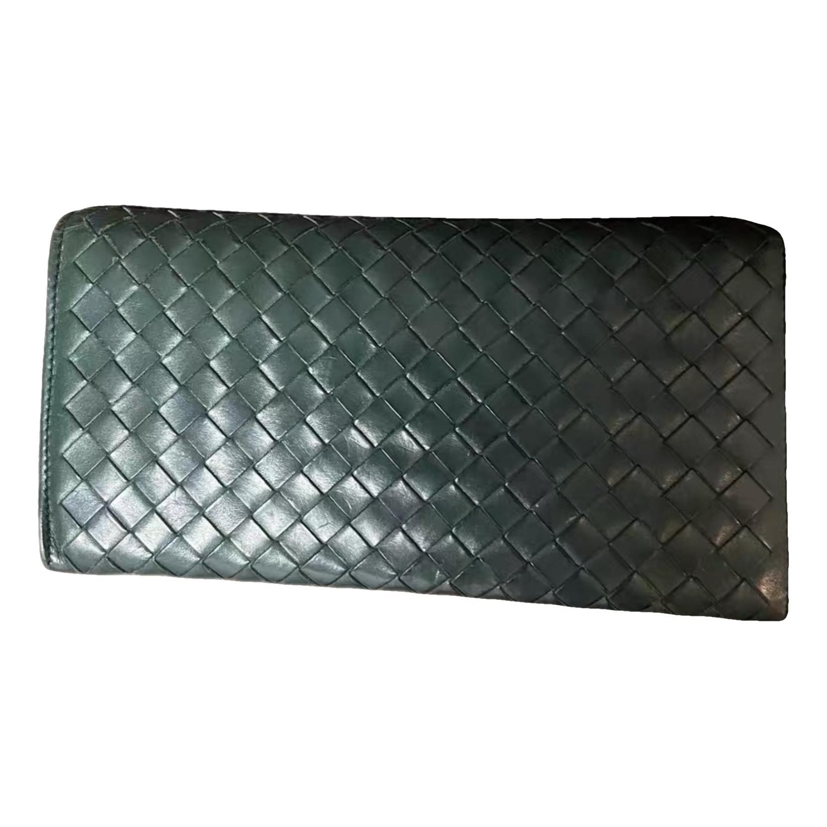 Leather clutch bag