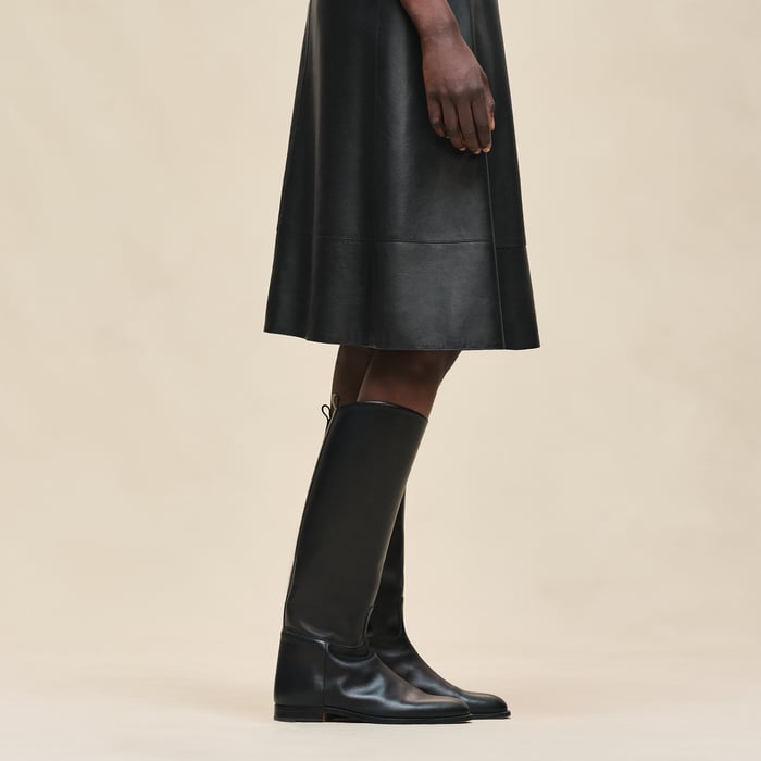Noir Flared Skirt