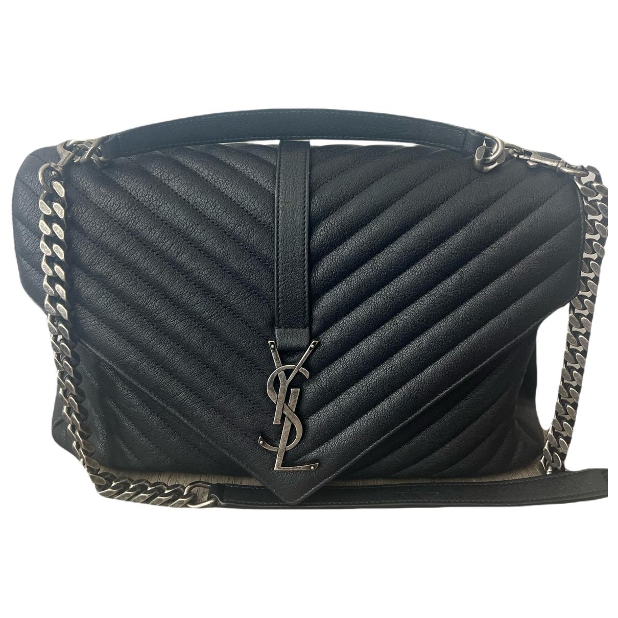Collége monogramme leather handbag