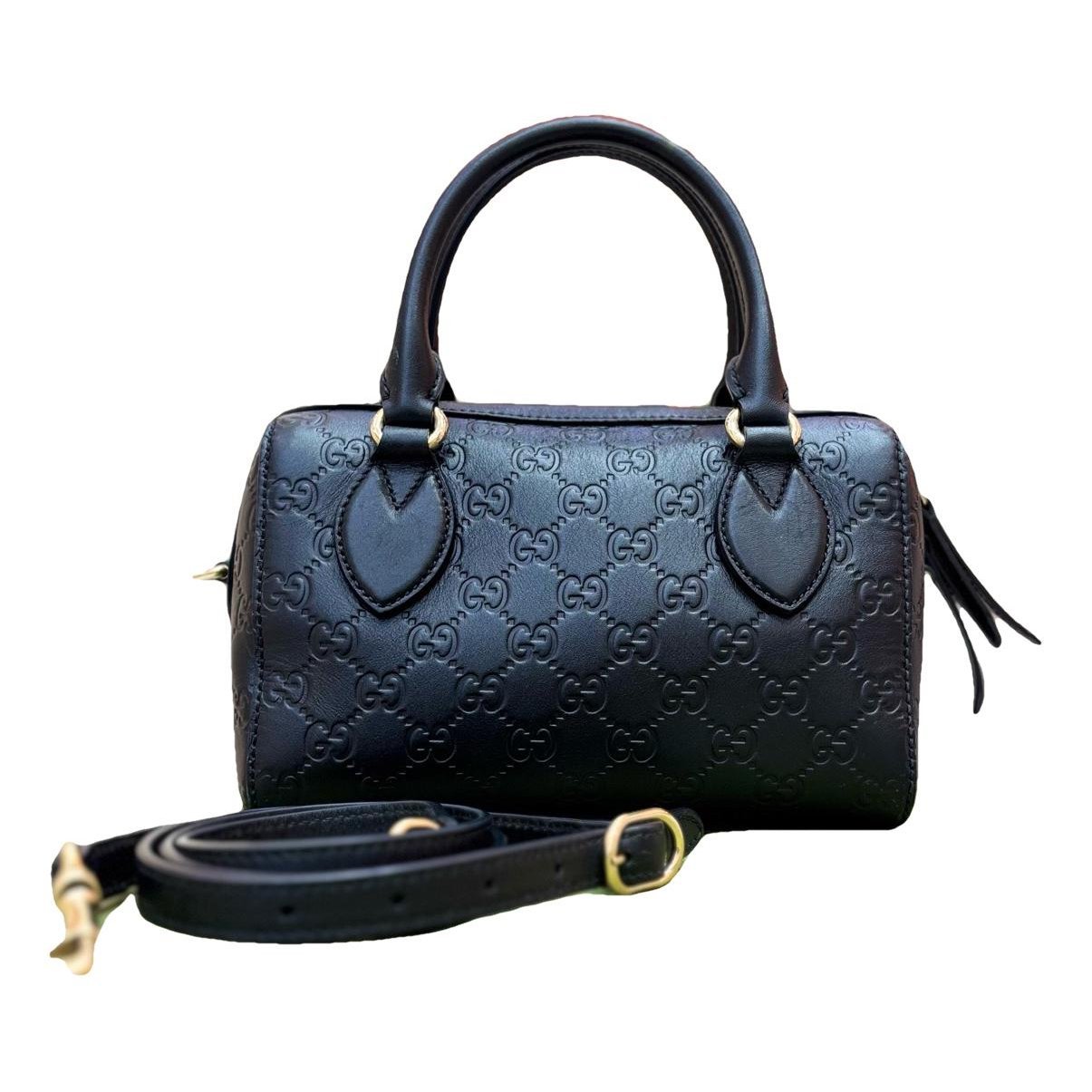 Leather handbag