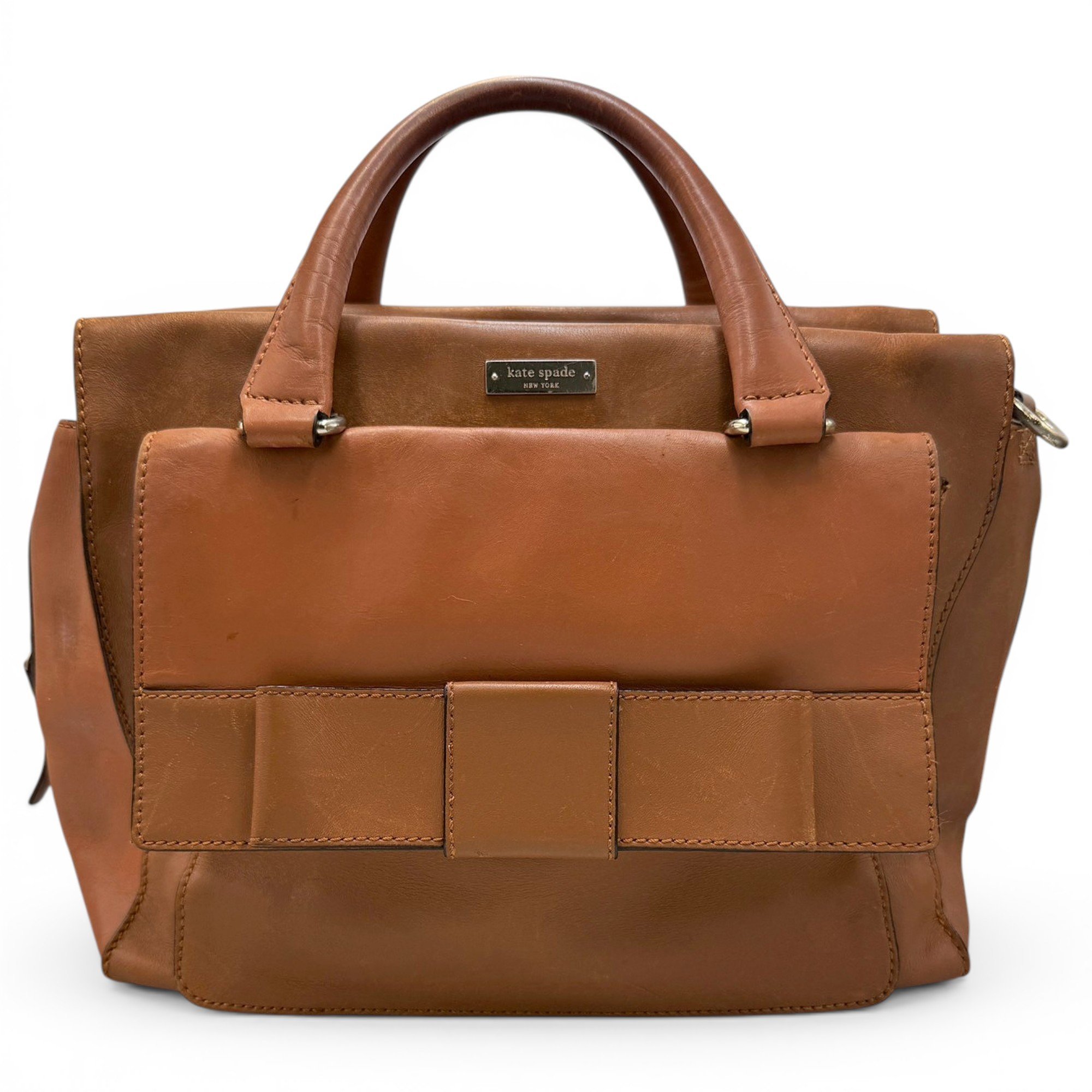 Leather tote