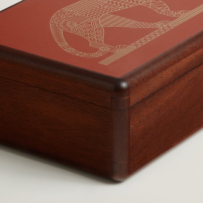Cuivre Casaque Panthera Deco Watch Box
