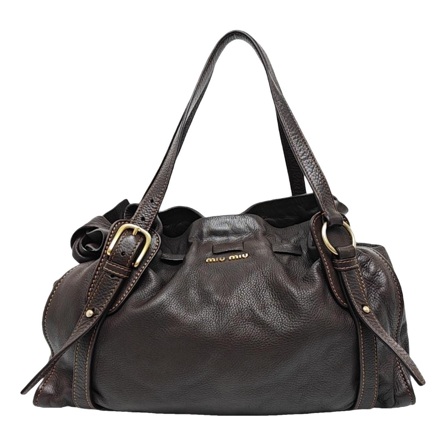 Leather handbag