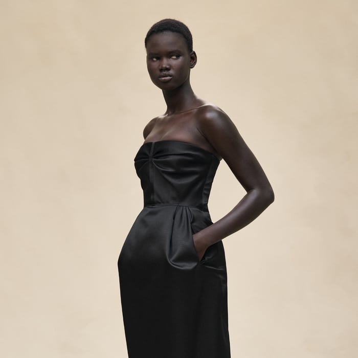 Noir Bustier Dress