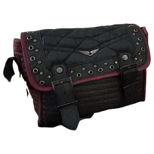 Leather clutch bag