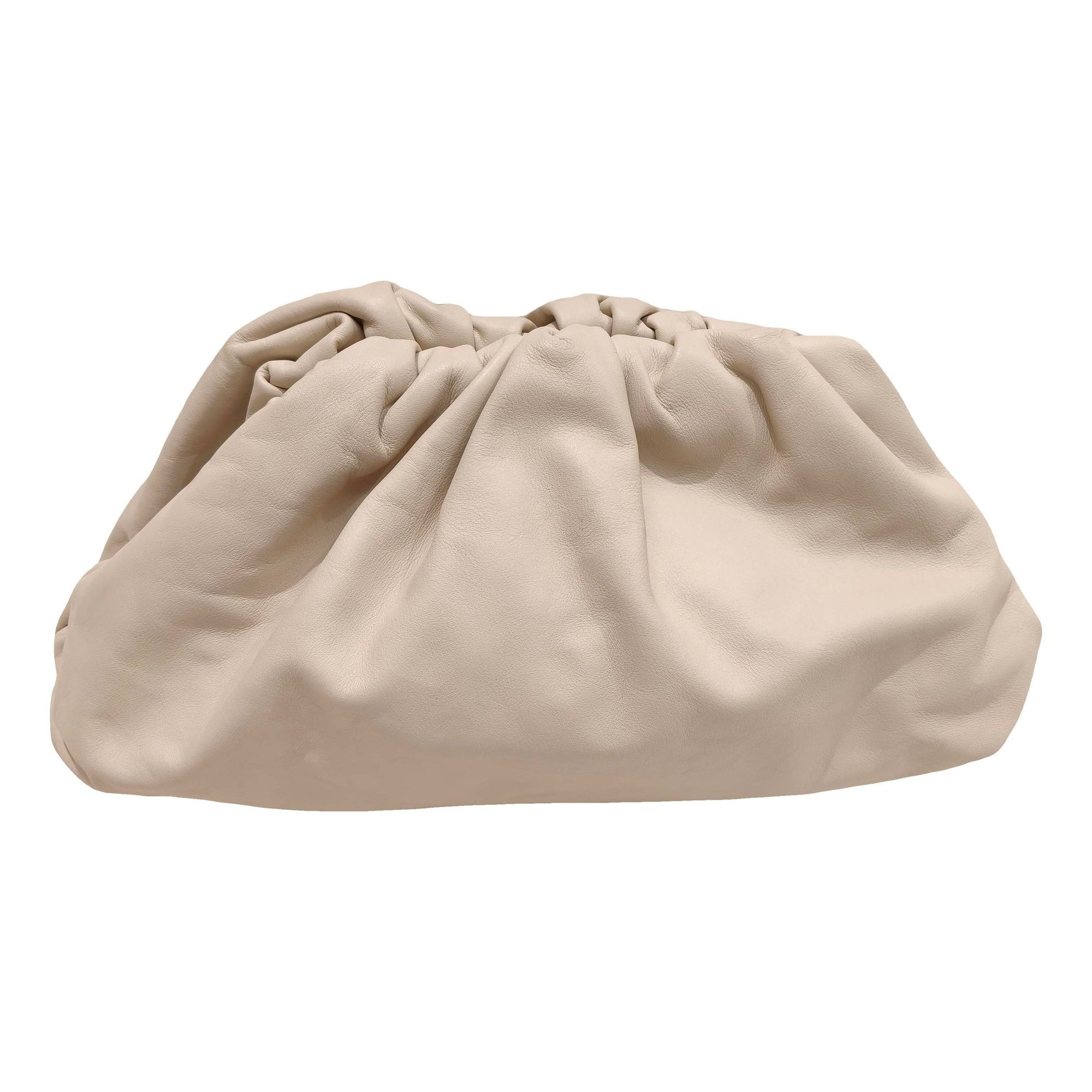 Pouch leather handbag