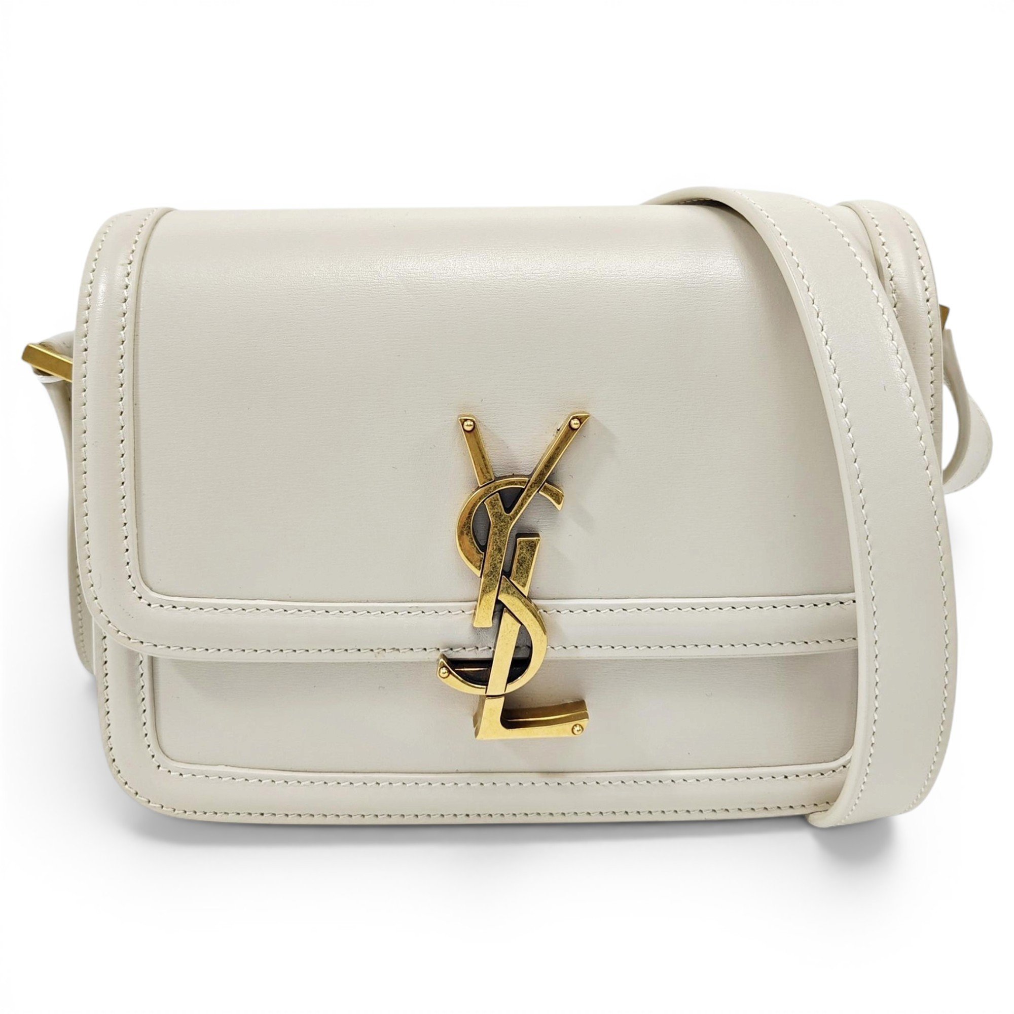 Solférino leather handbag