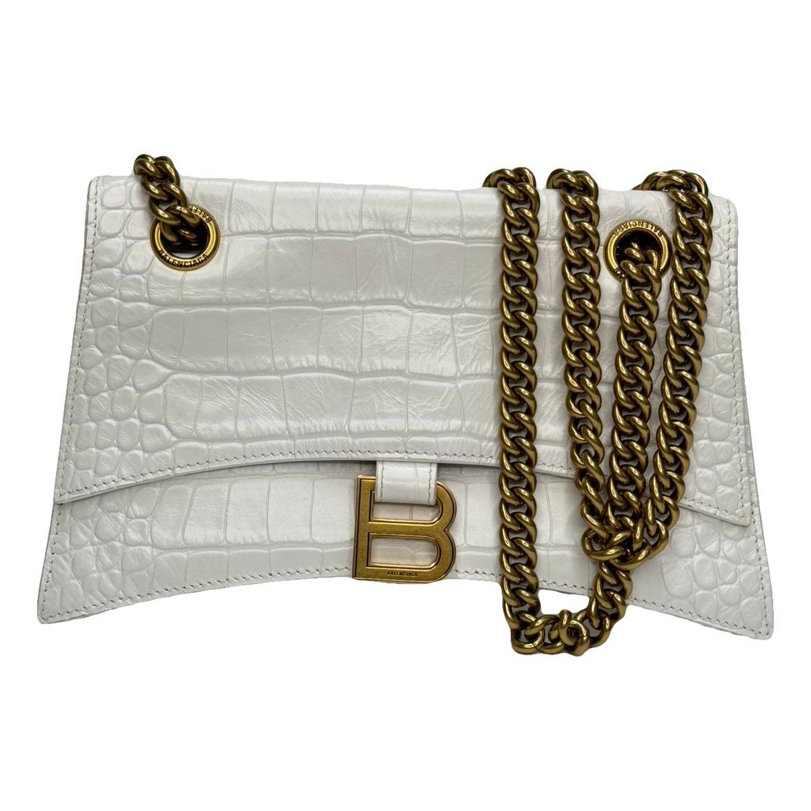 Crush leather crossbody bag