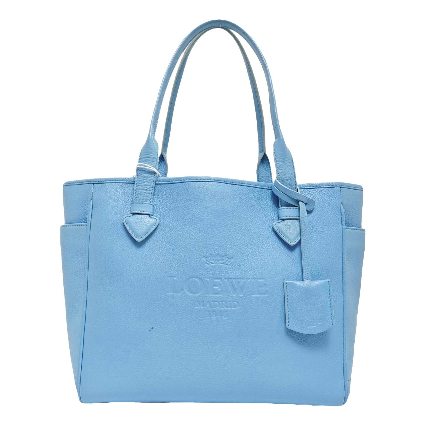 Leather tote