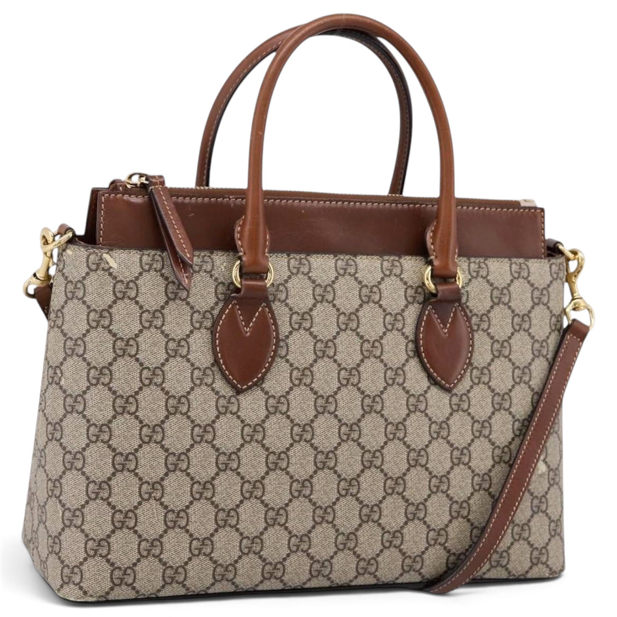 Leather handbag