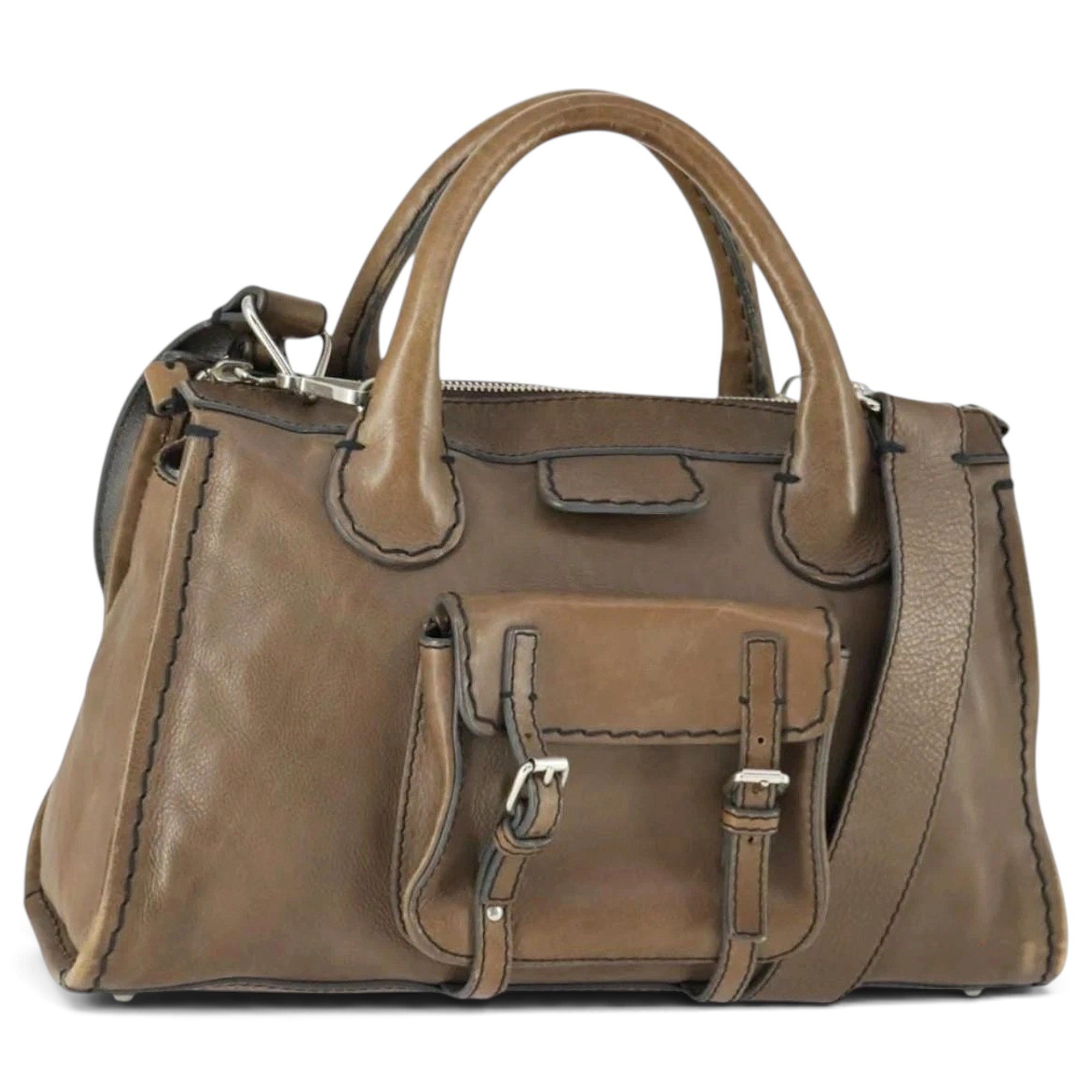 Leather handbag