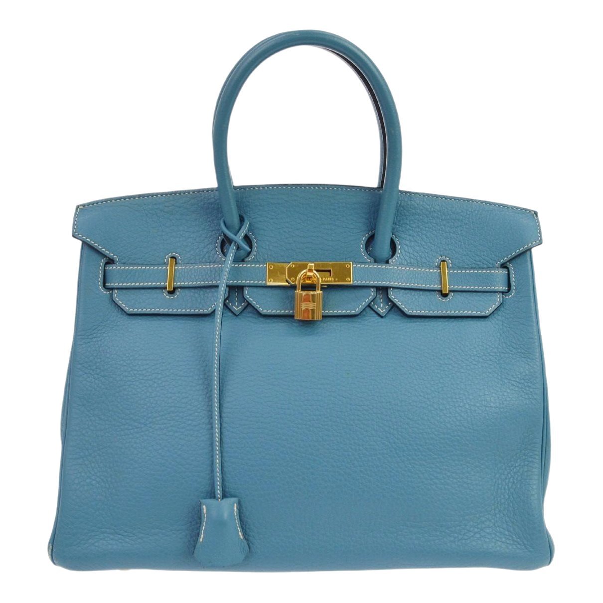 Birkin 35 leather handbag