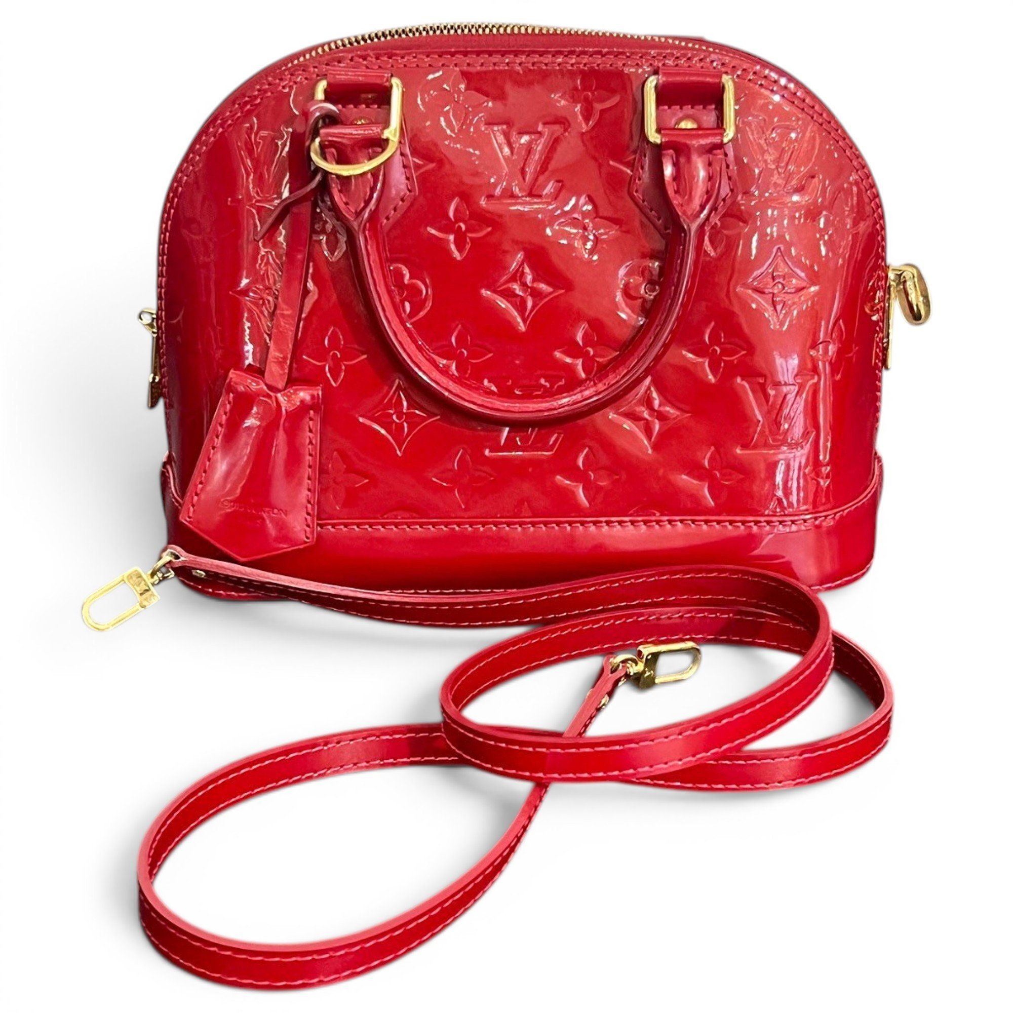 Alma BB patent leather handbag