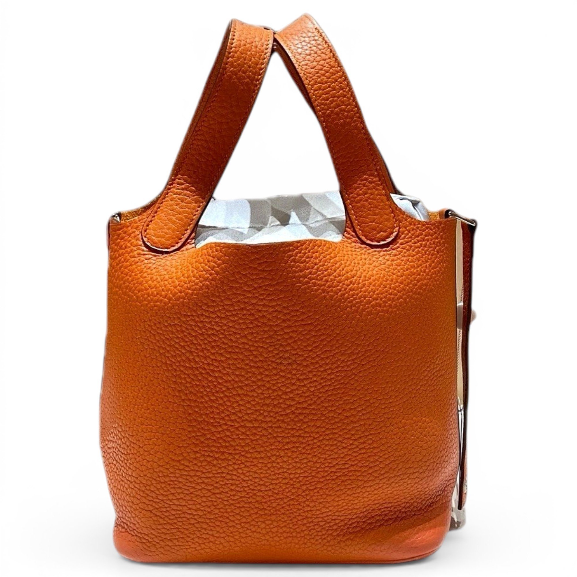 Picotin leather handbag