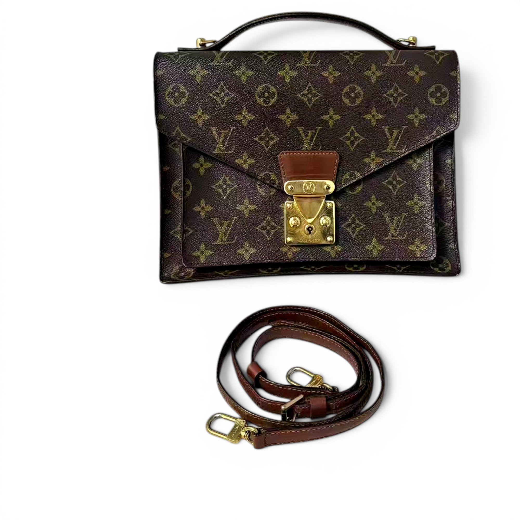 Monceau leather satchel