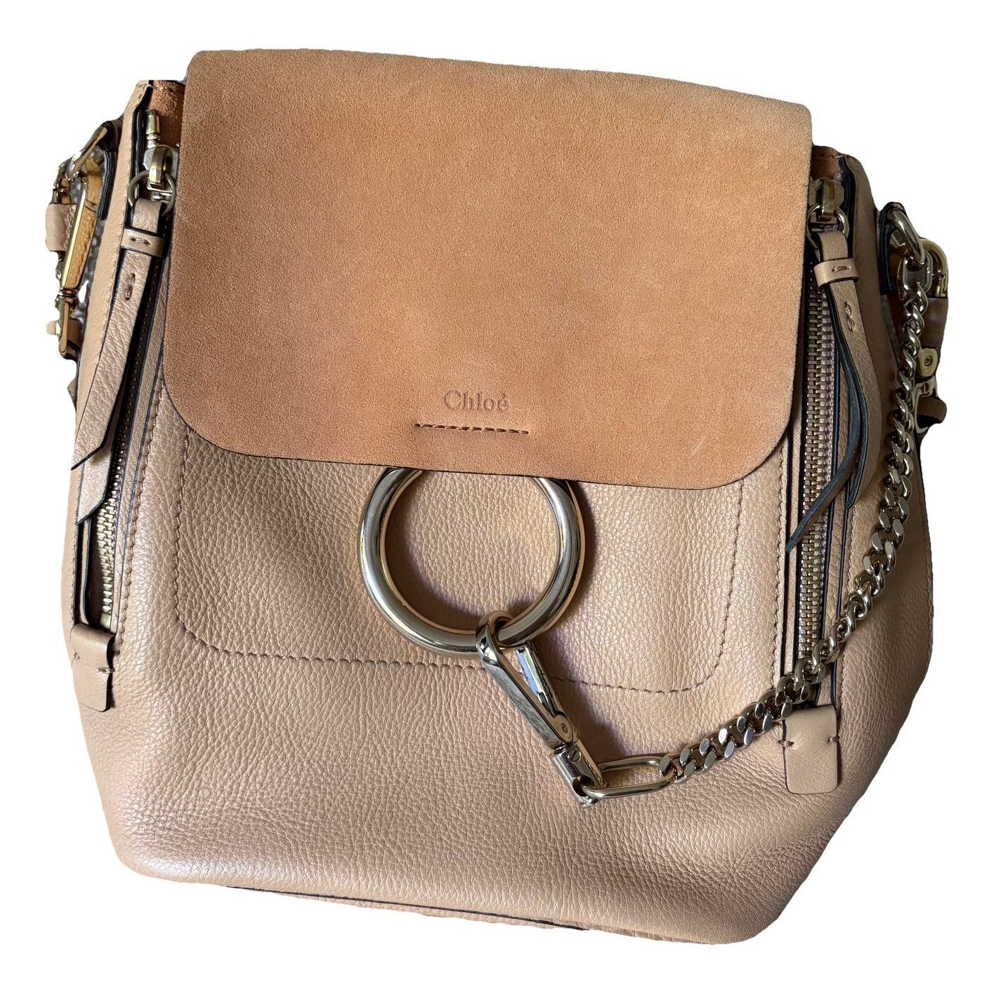 Faye leather backpack
