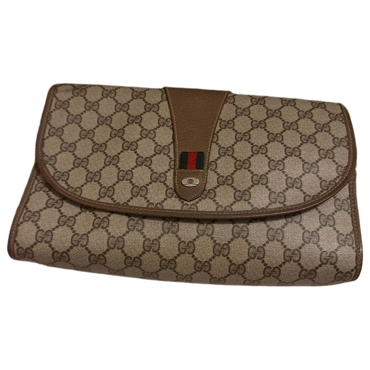 Ophidia leather clutch bag