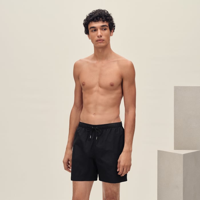 Noir "H Fantome" Swim Trunks