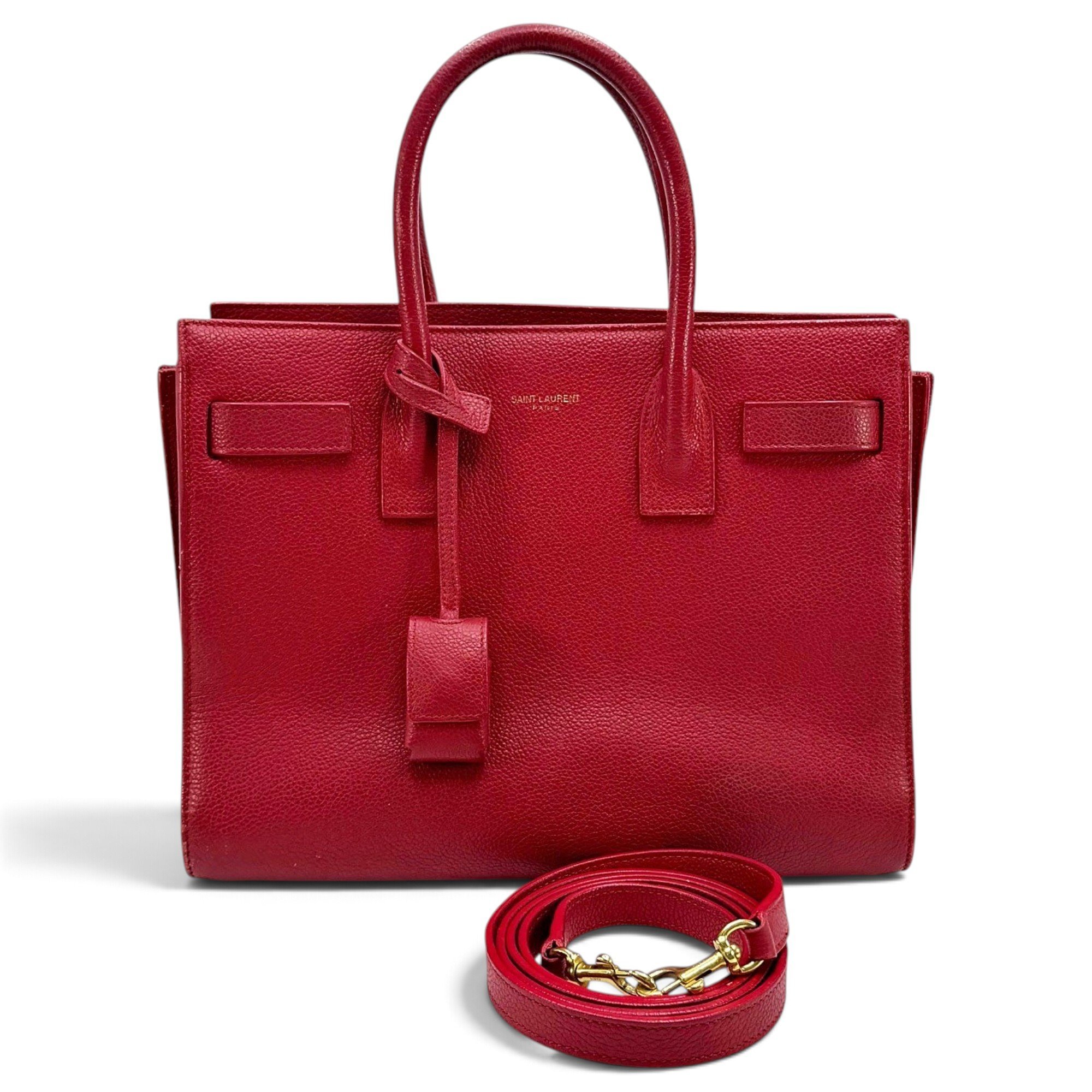 Saint Laurent Sac de Jour leather handbag