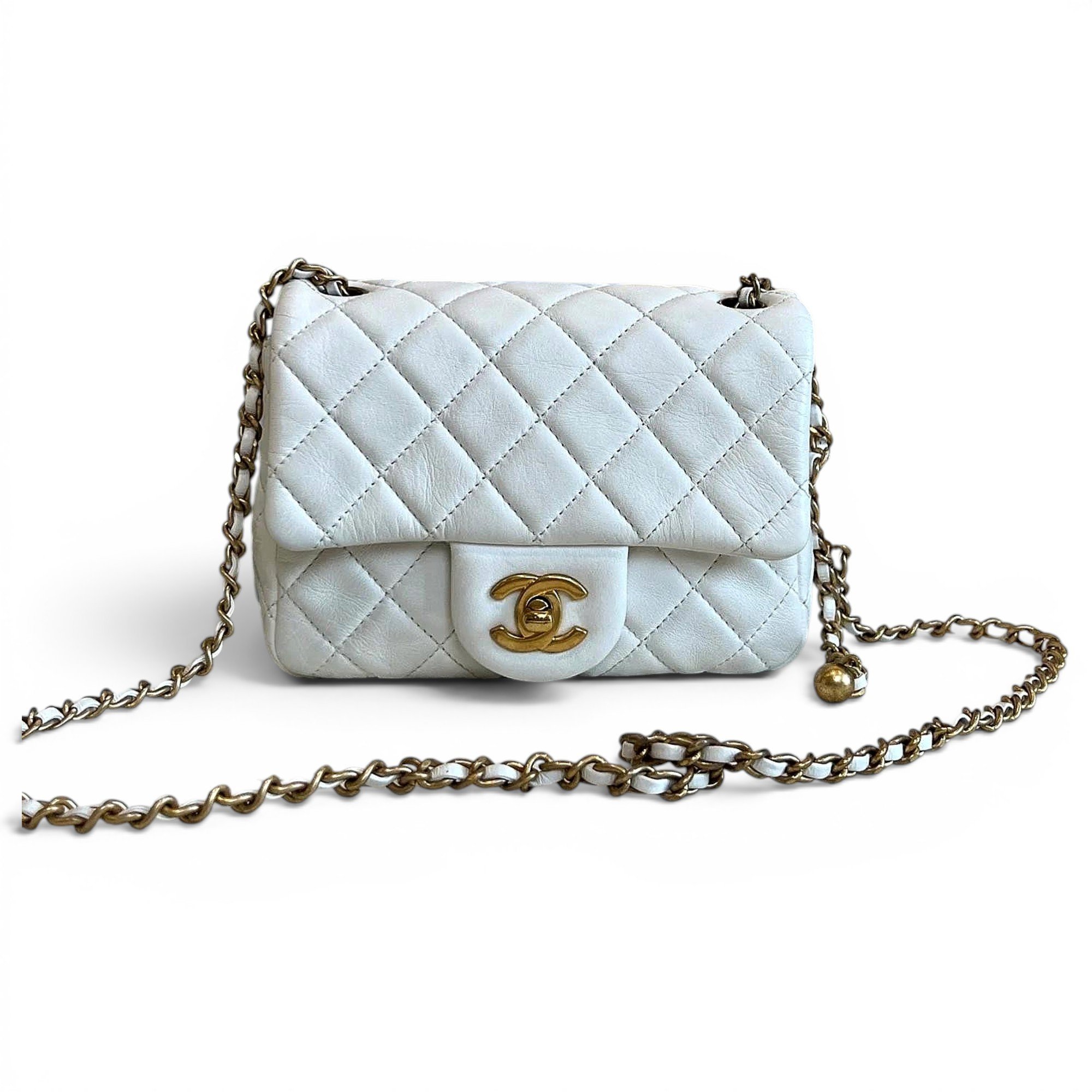 Leather mini bag