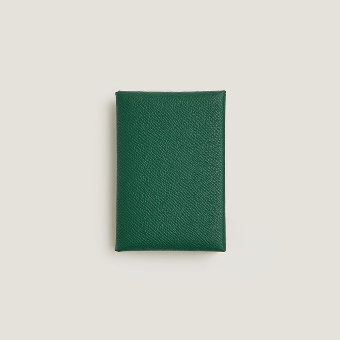 Vert Moyen Calvi Duo Compact Card Holder