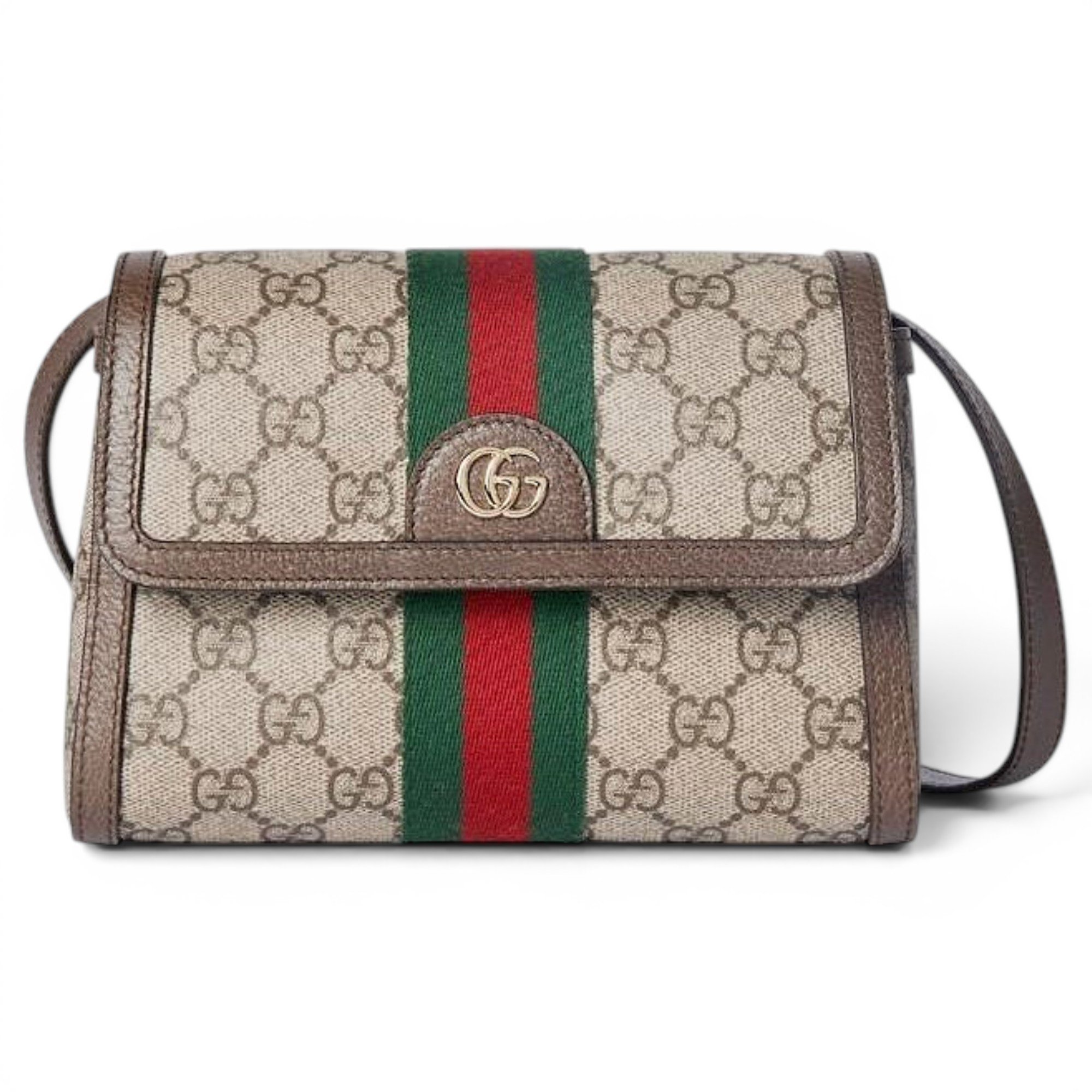 Ophidia leather crossbody bag