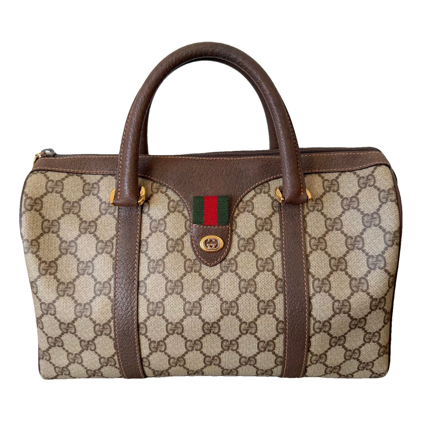 Boston vinyl handbag