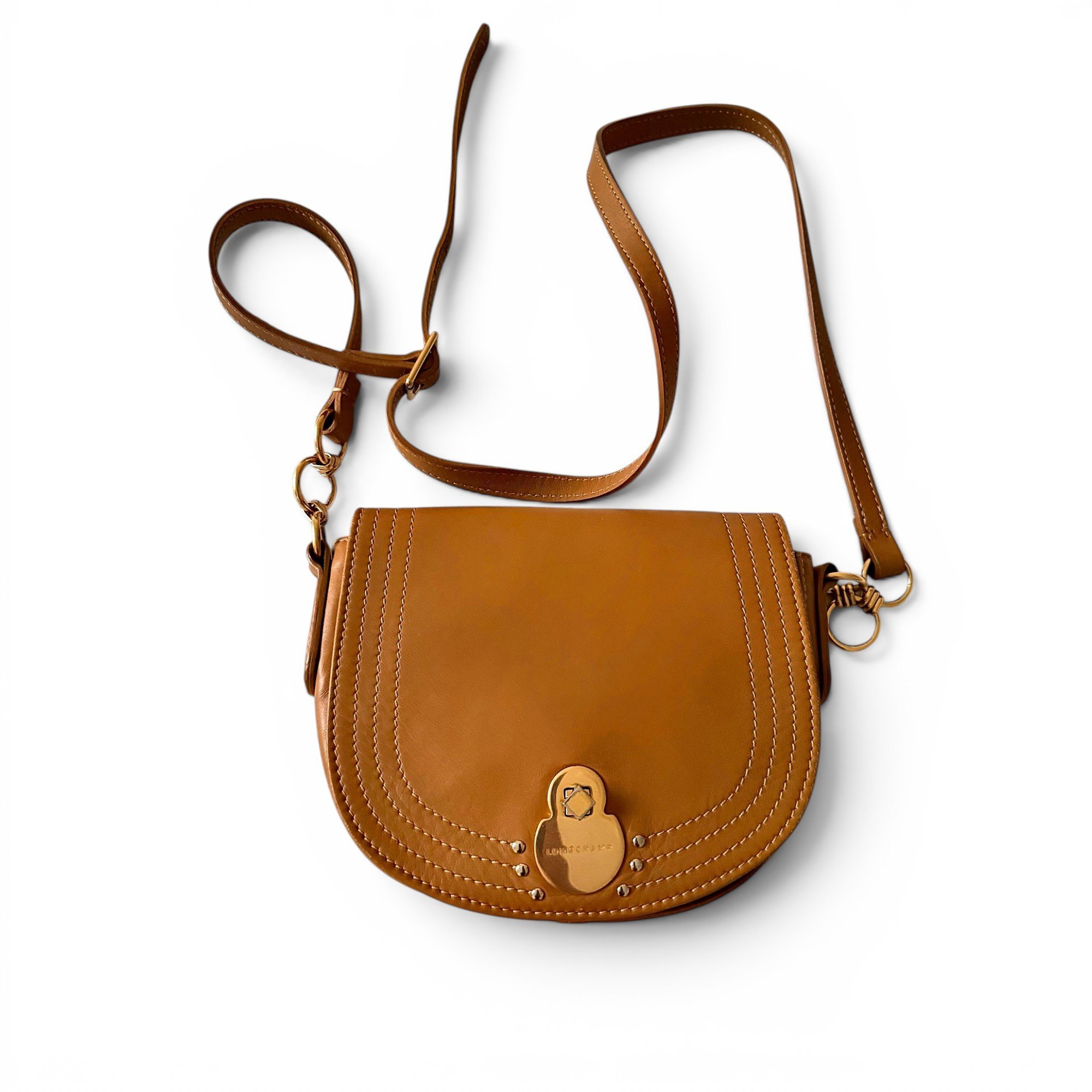 Cavalcade leather crossbody bag