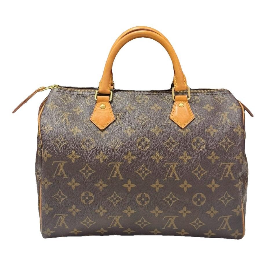 Speedy leather handbag