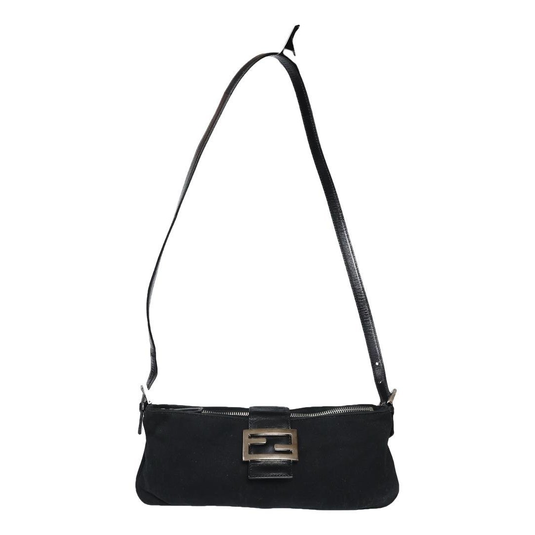 Baguette cloth crossbody bag