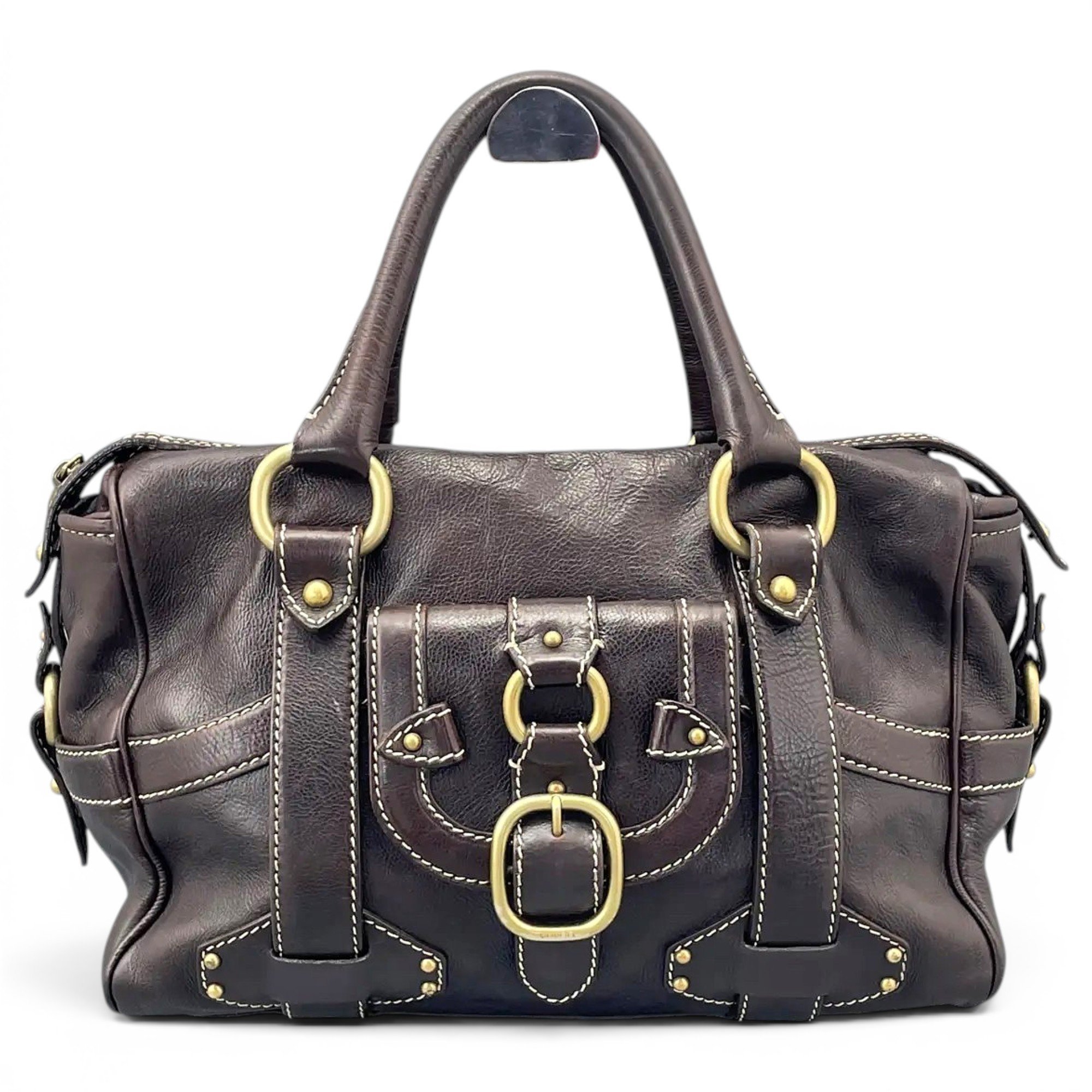 Leather handbag