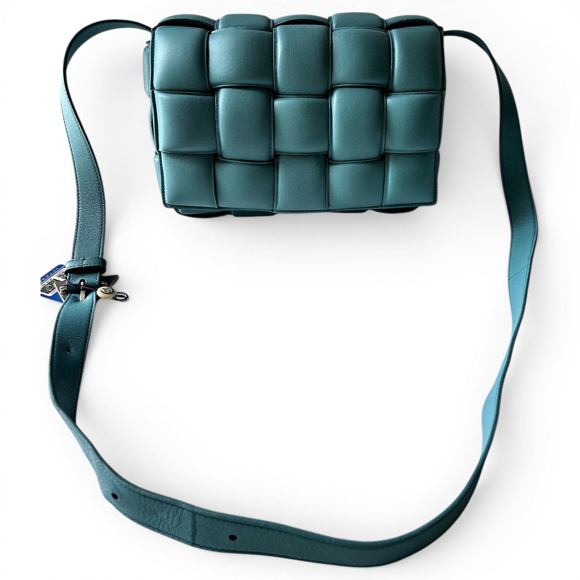 Cassette Padded leather handbag