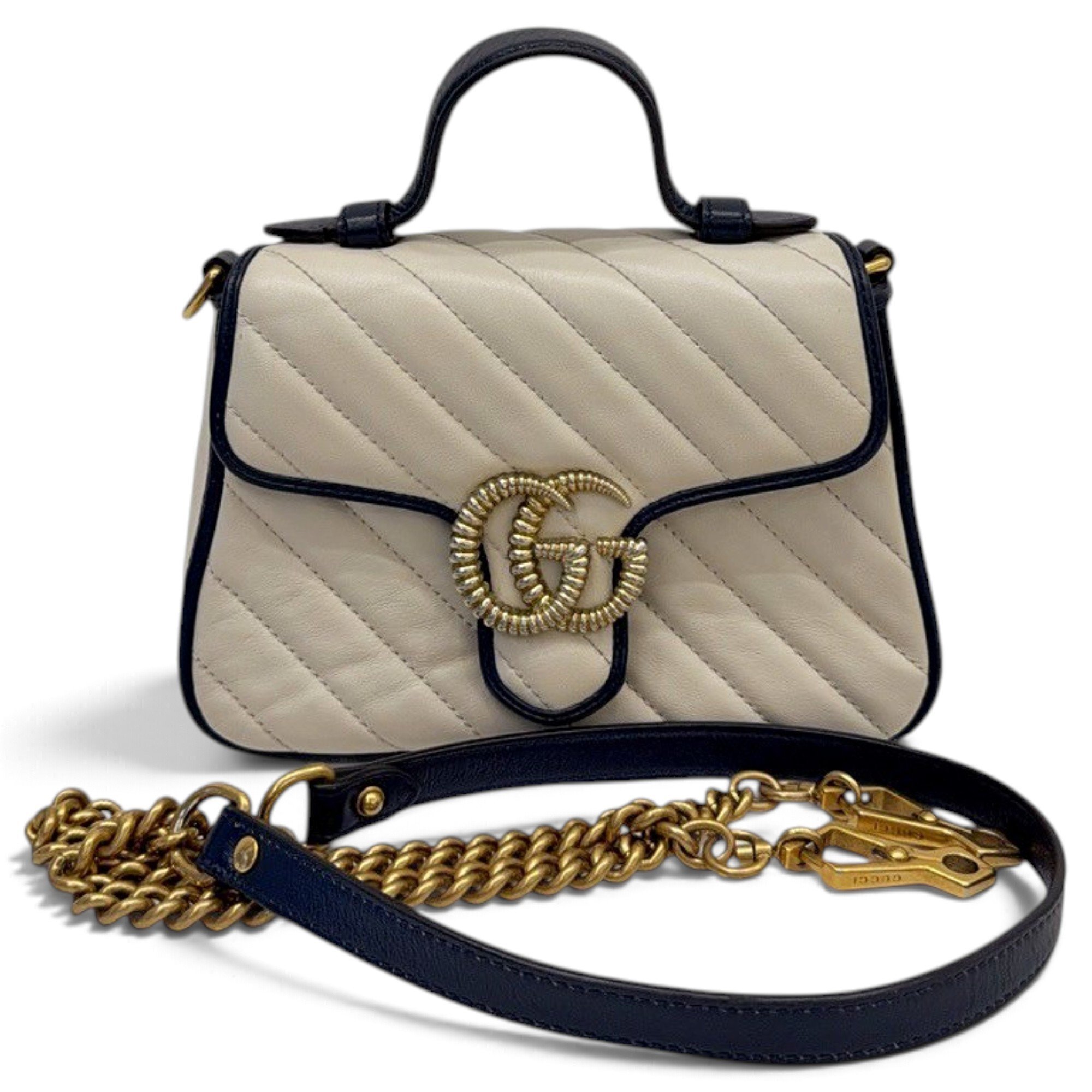 GG Marmont Flap leather handbag