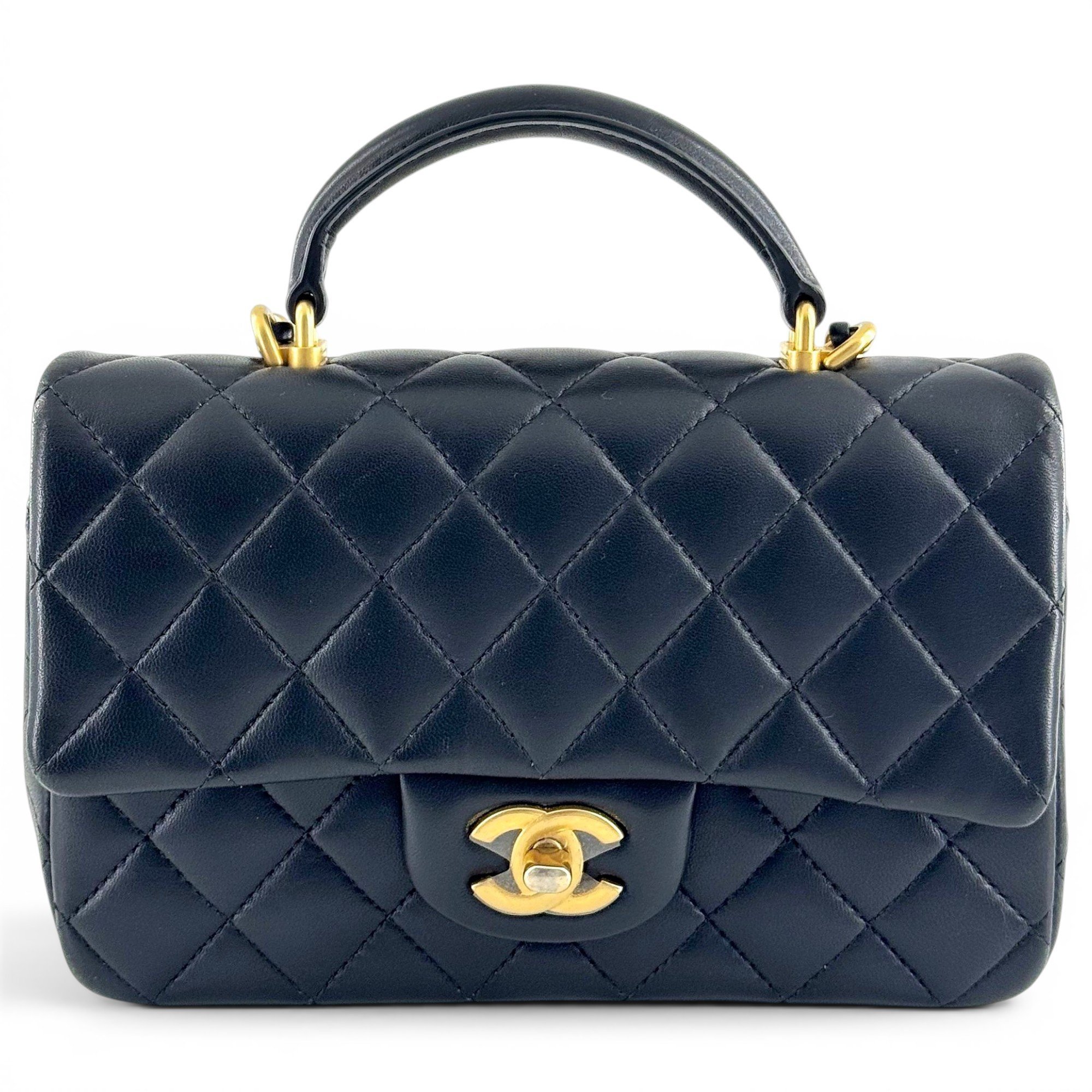 Timeless Classique Top Handle leather handbag
