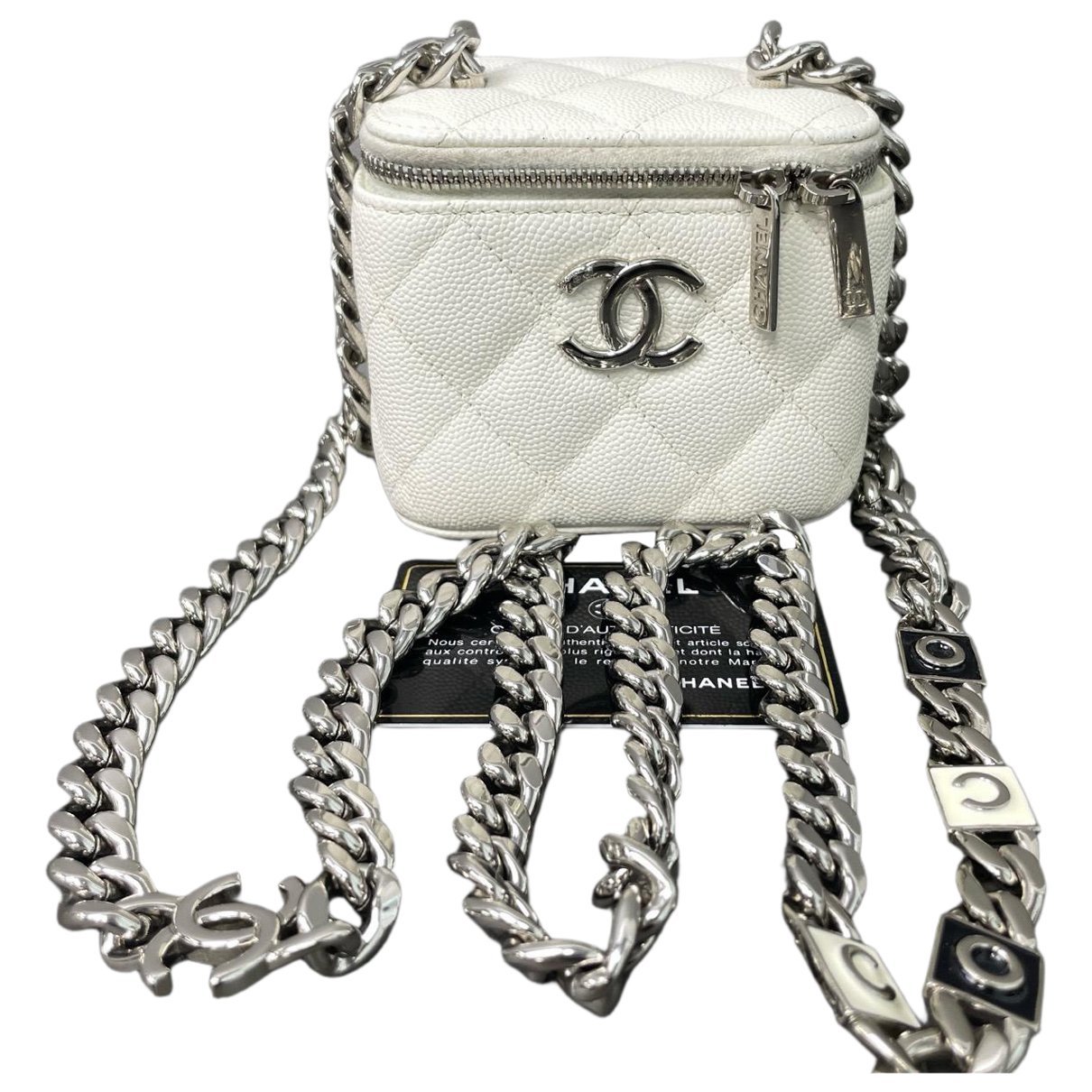 Trendy CC Vanity leather handbag
