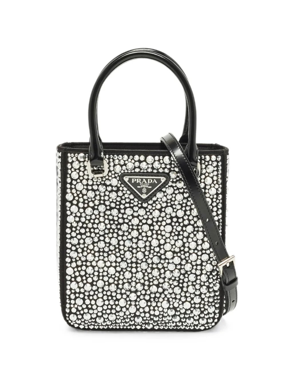 small Panier crystal-embellished tote bag