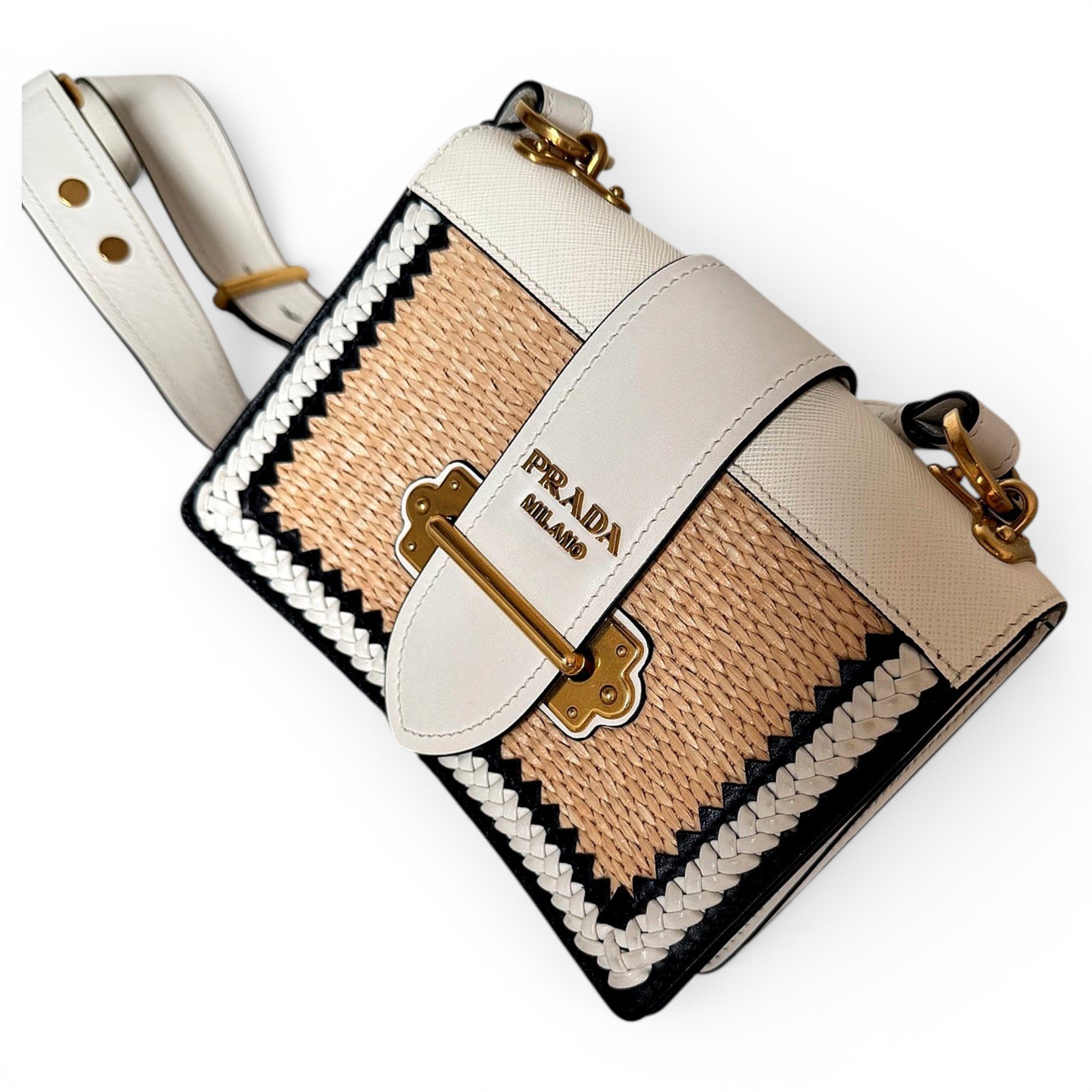 Cahier leather handbag
