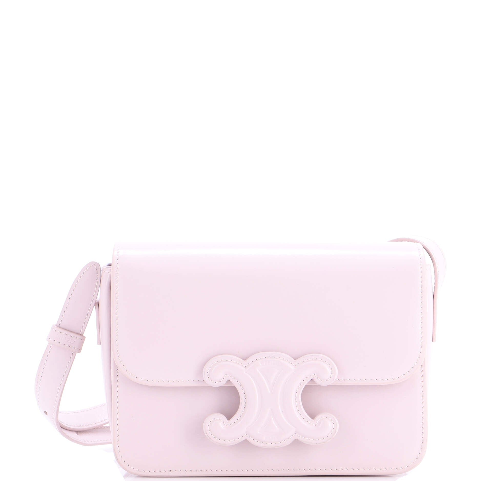 Celine Triomphe Shoulder Bag Smooth Calfskin Teen