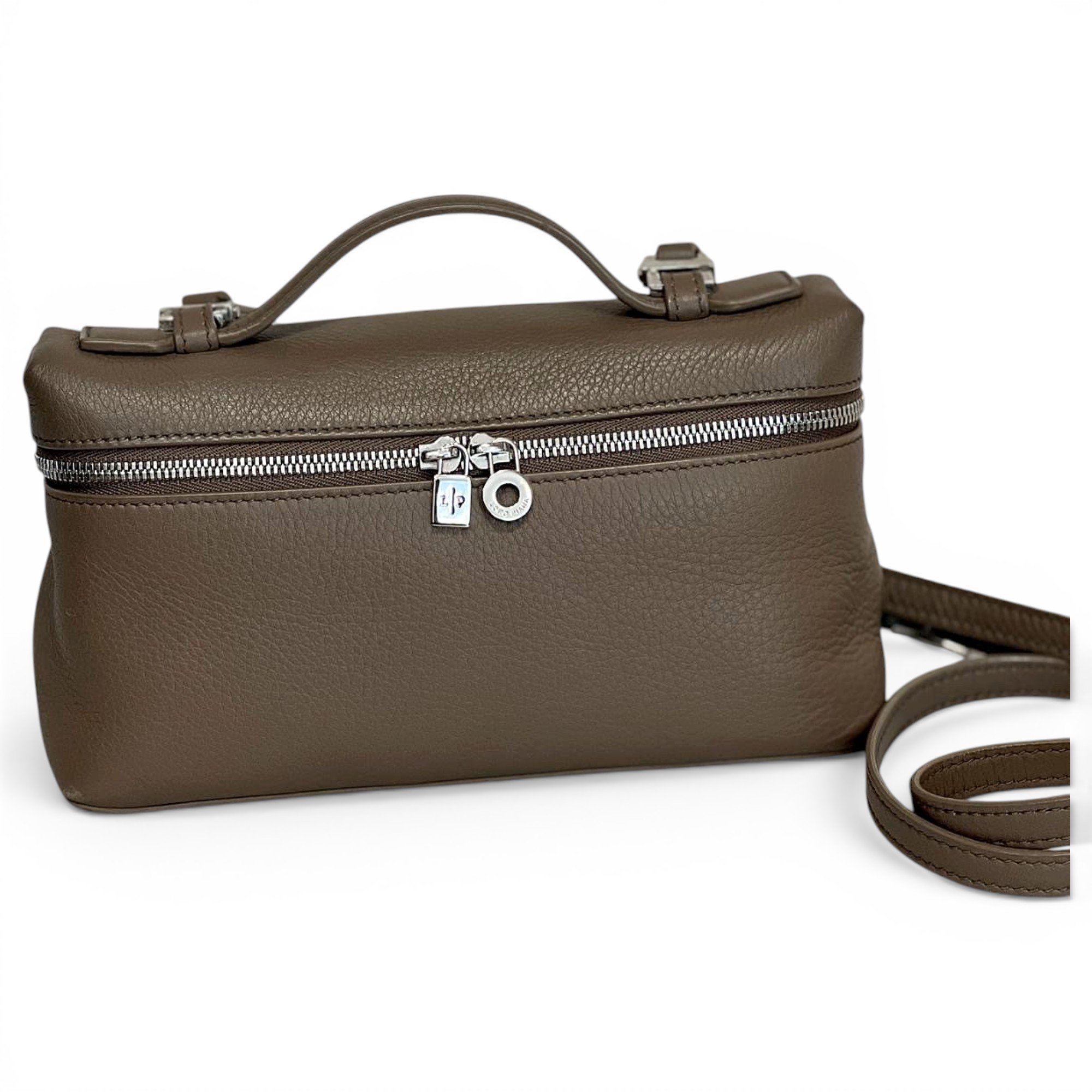 Extra Pocket leather handbag