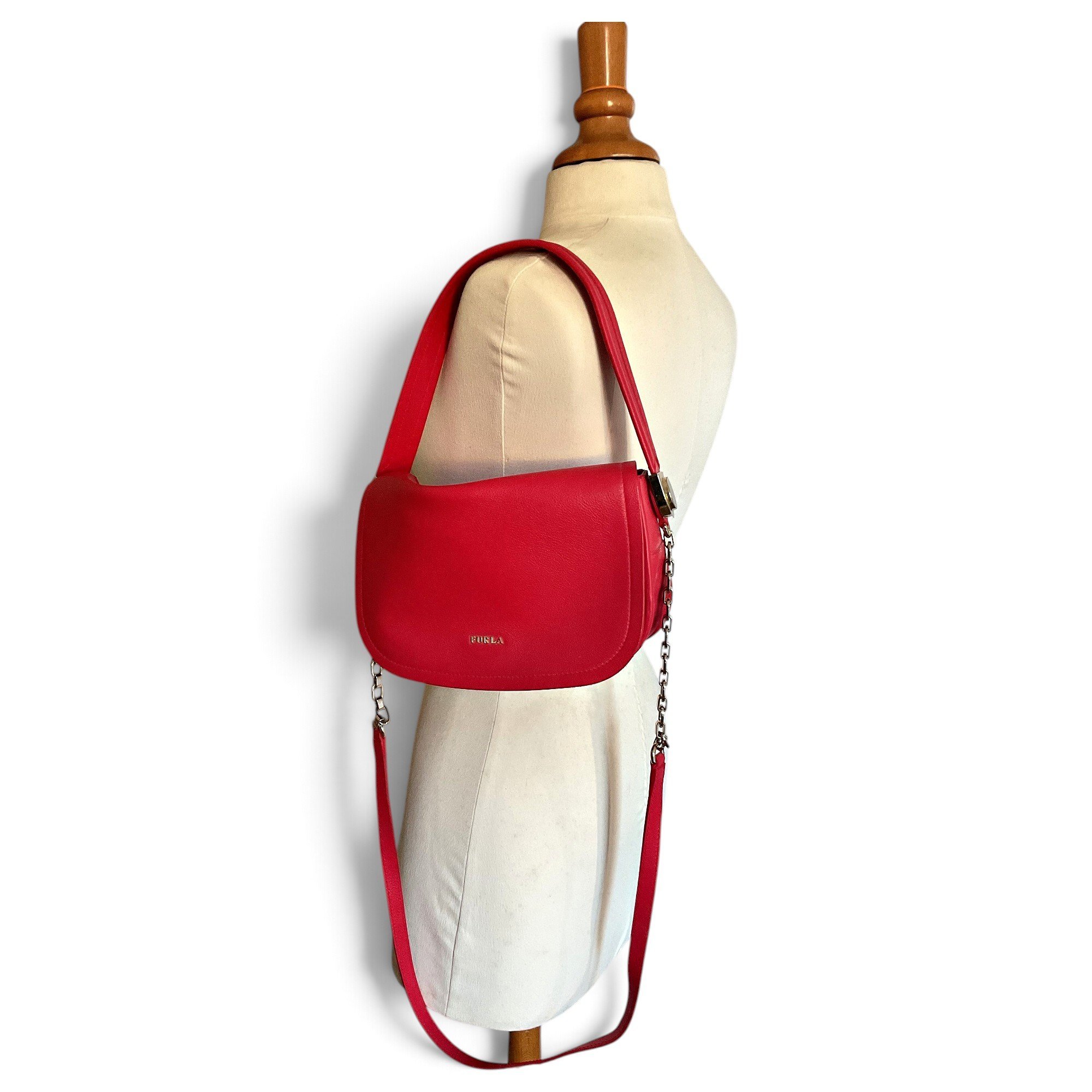 Leather crossbody bag