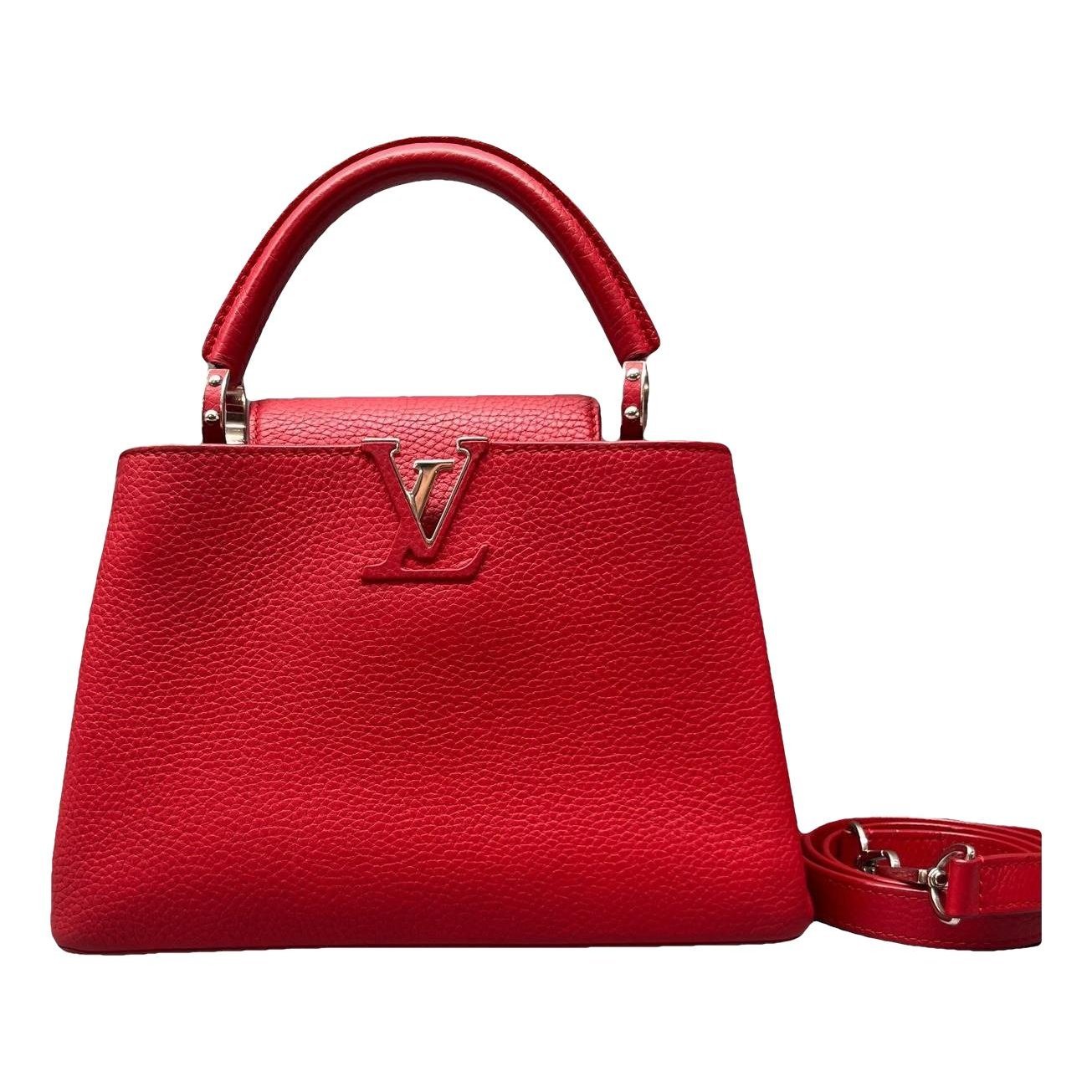 Capucines leather handbag