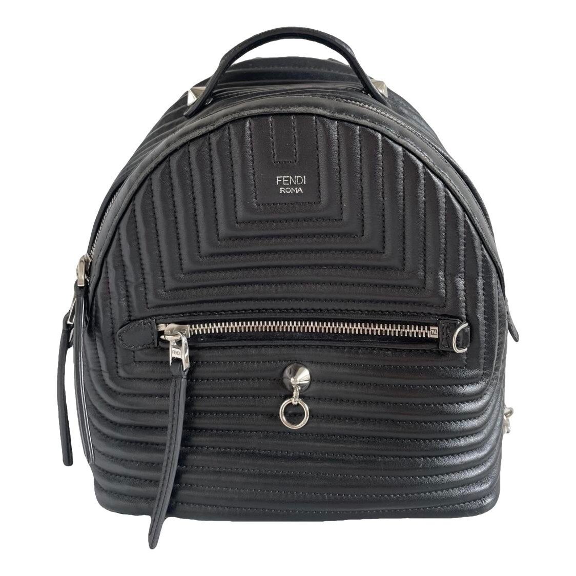 Leather backpack