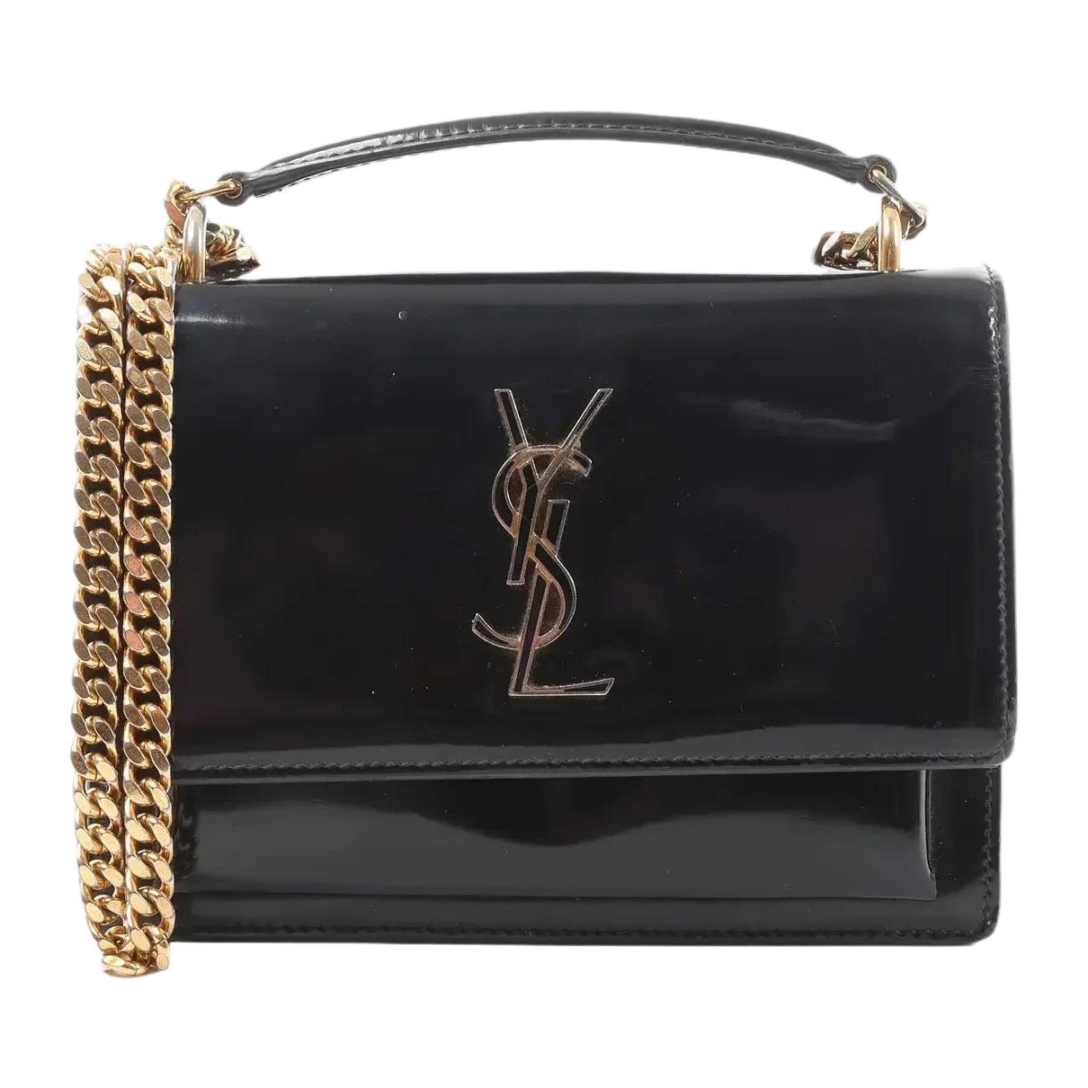 Sunset patent leather crossbody bag