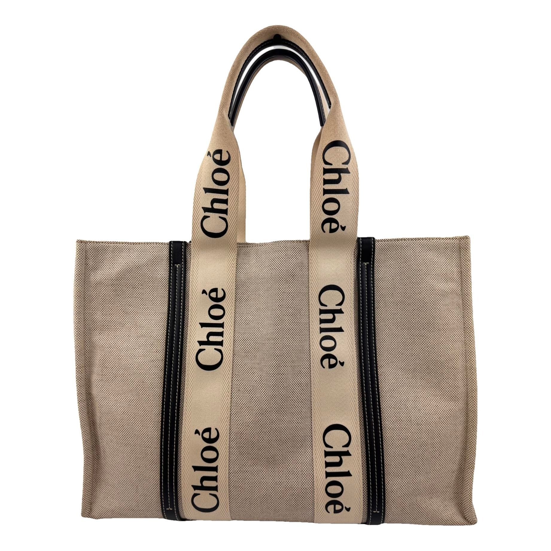 Chloe Woody cloth tote