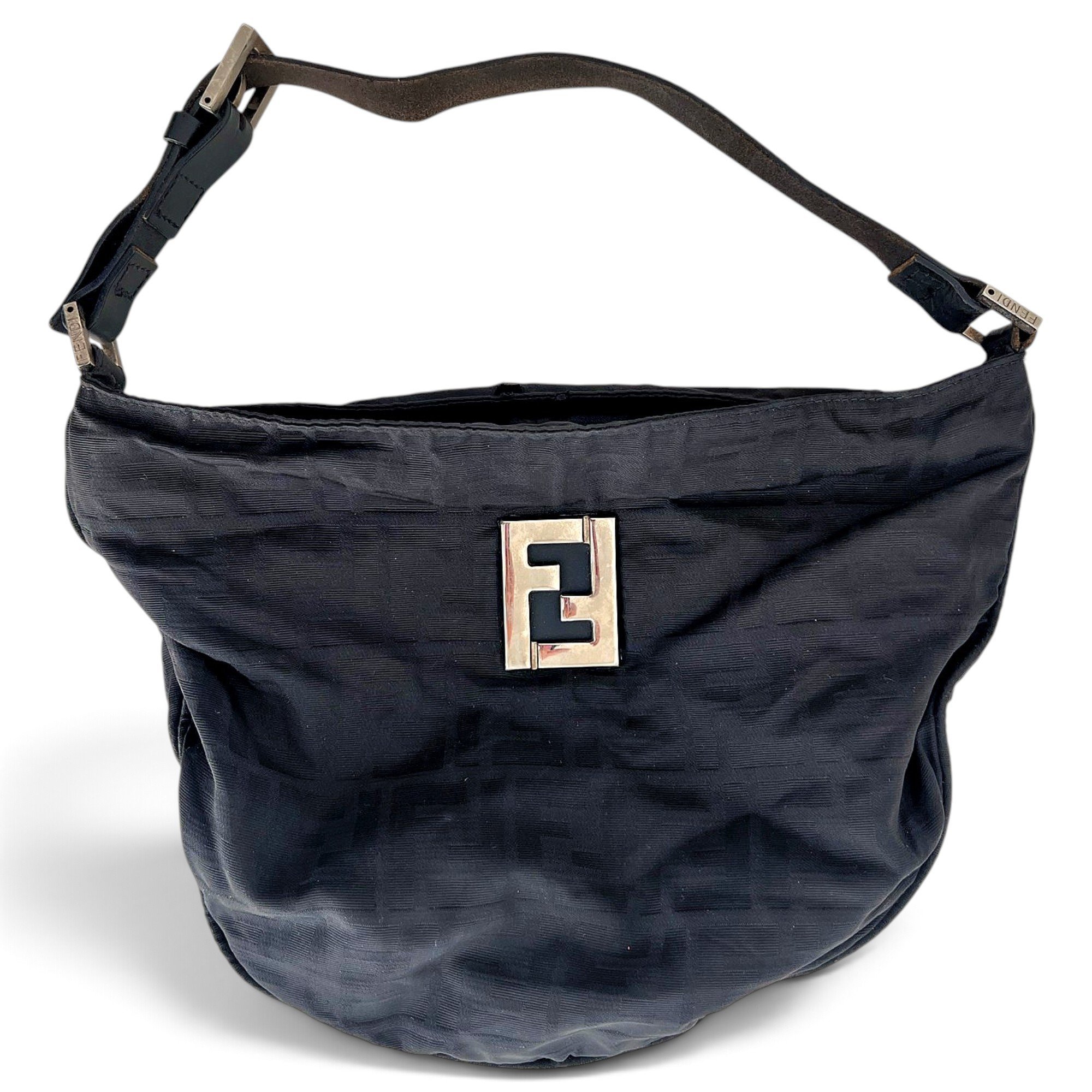 Croissant Vintage cloth handbag
